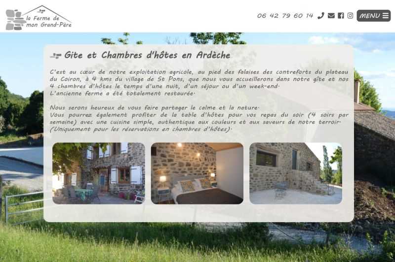 Gite et Chambres d'hôtes en Ardèche